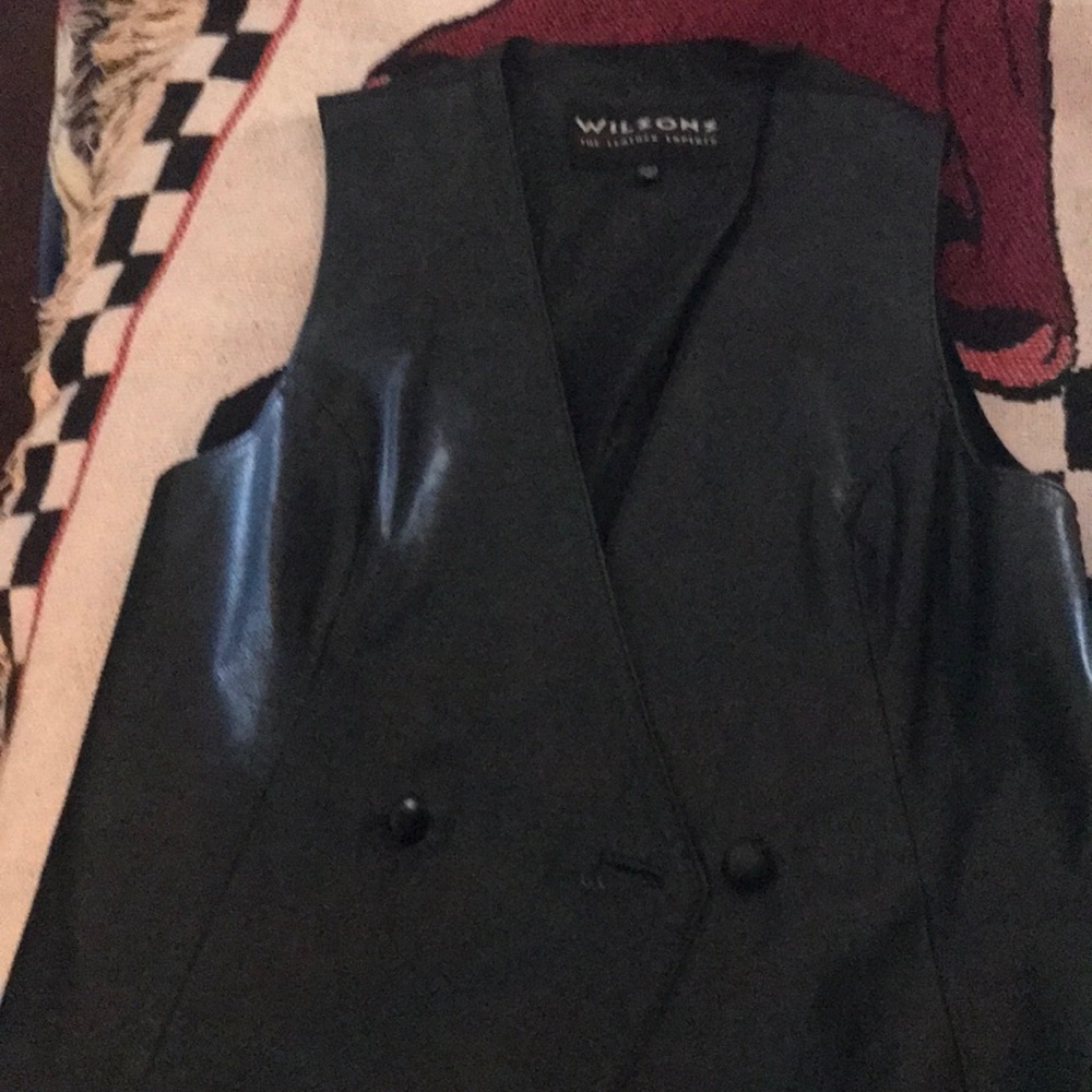 Wilson leather vest